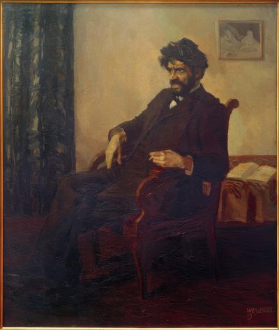 Portrait of the Poet Ludwig Scharf by Albert Weisgerber